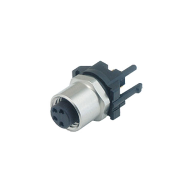 宾德M8法兰插座 宾德M8法兰插座